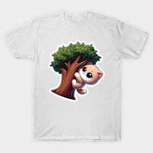 cat on tree T-Shirt